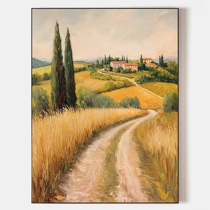 Tuscan Countryside Landscape Painting