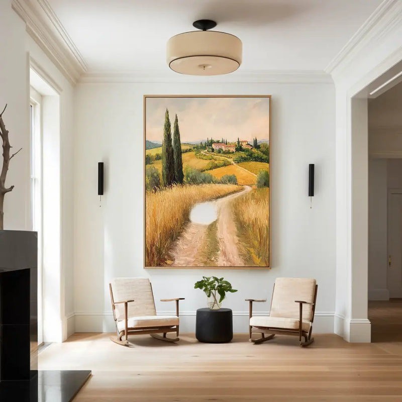 Tuscan Countryside Landscape Painting