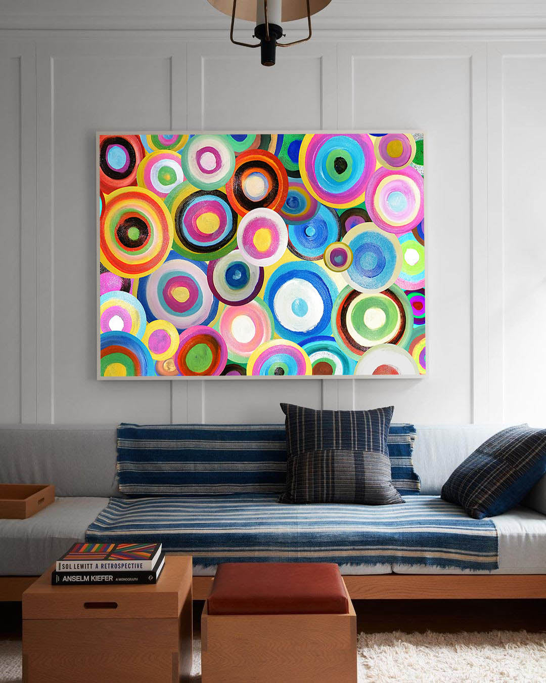 Wall Art Painterly Abstract Energetic Playful