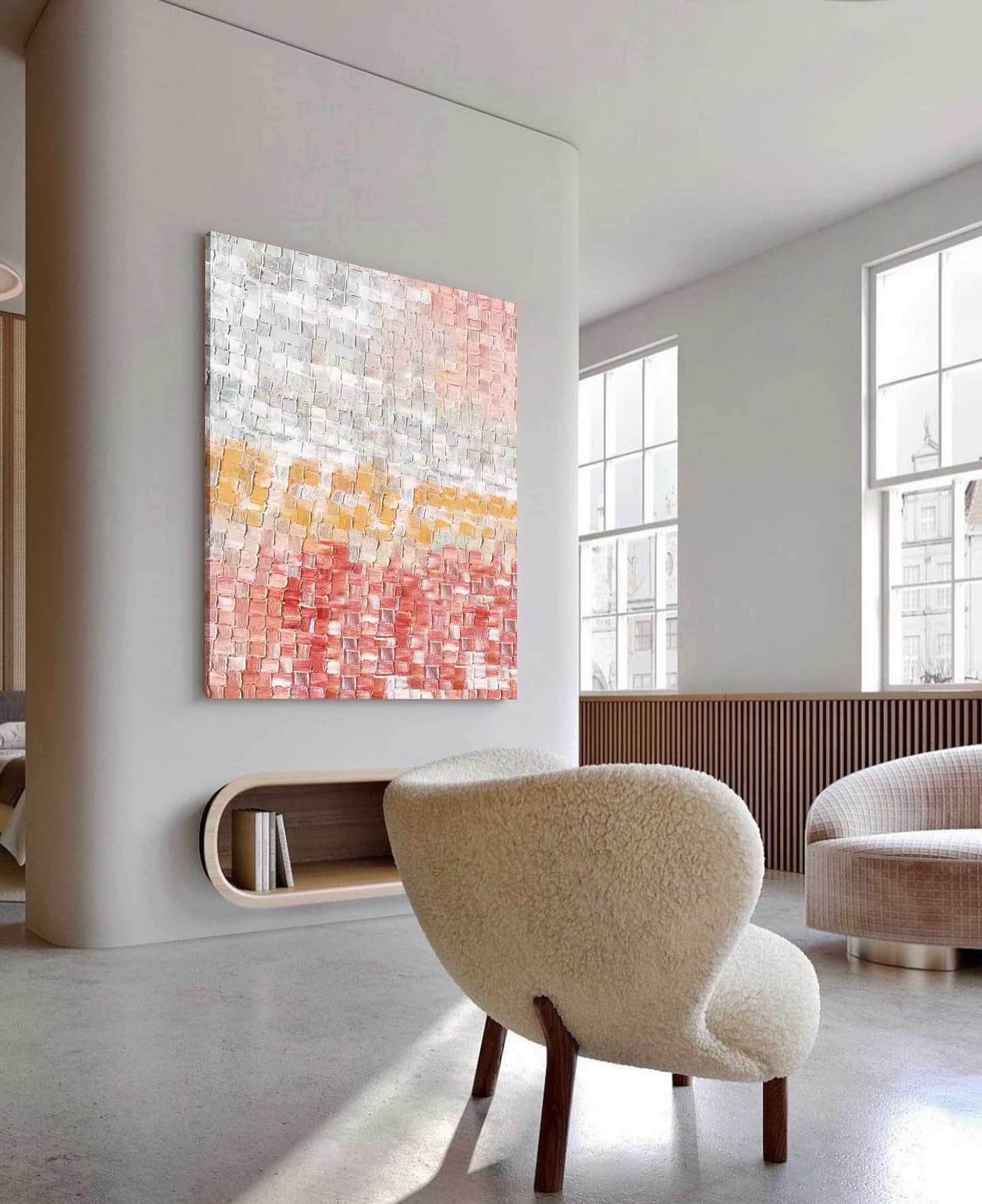 Wall Art Abstract Bold Color Playful