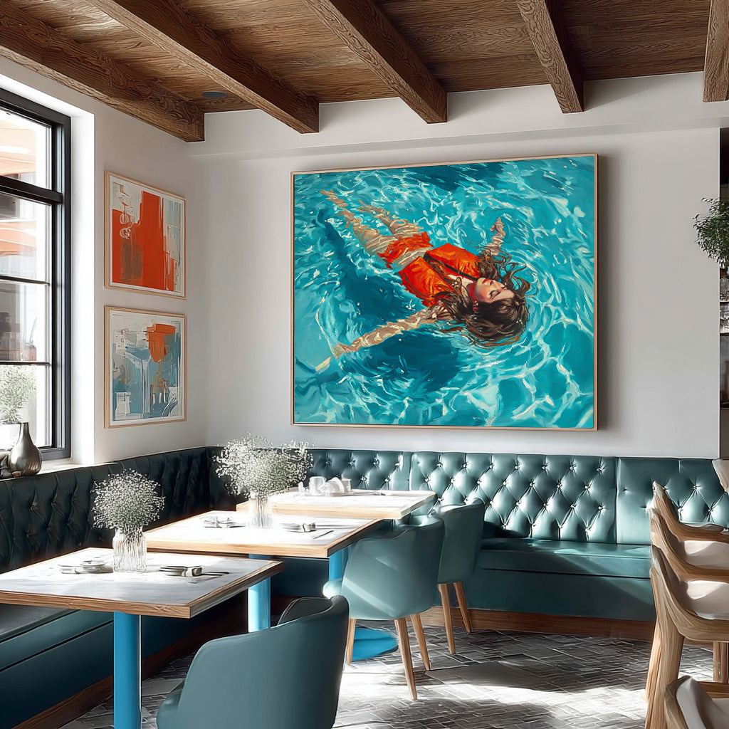 Wall Art People Ethereal Underwater Abstract