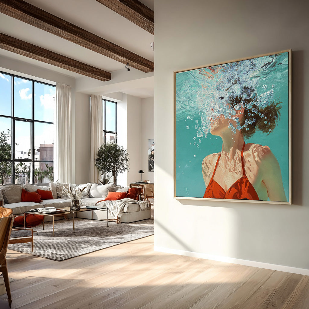 Wall Art People Freeing Energetic Summer