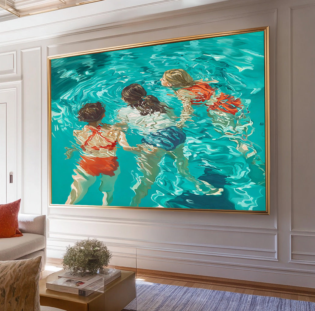 Wall Art People Neo-Impressionist Summer