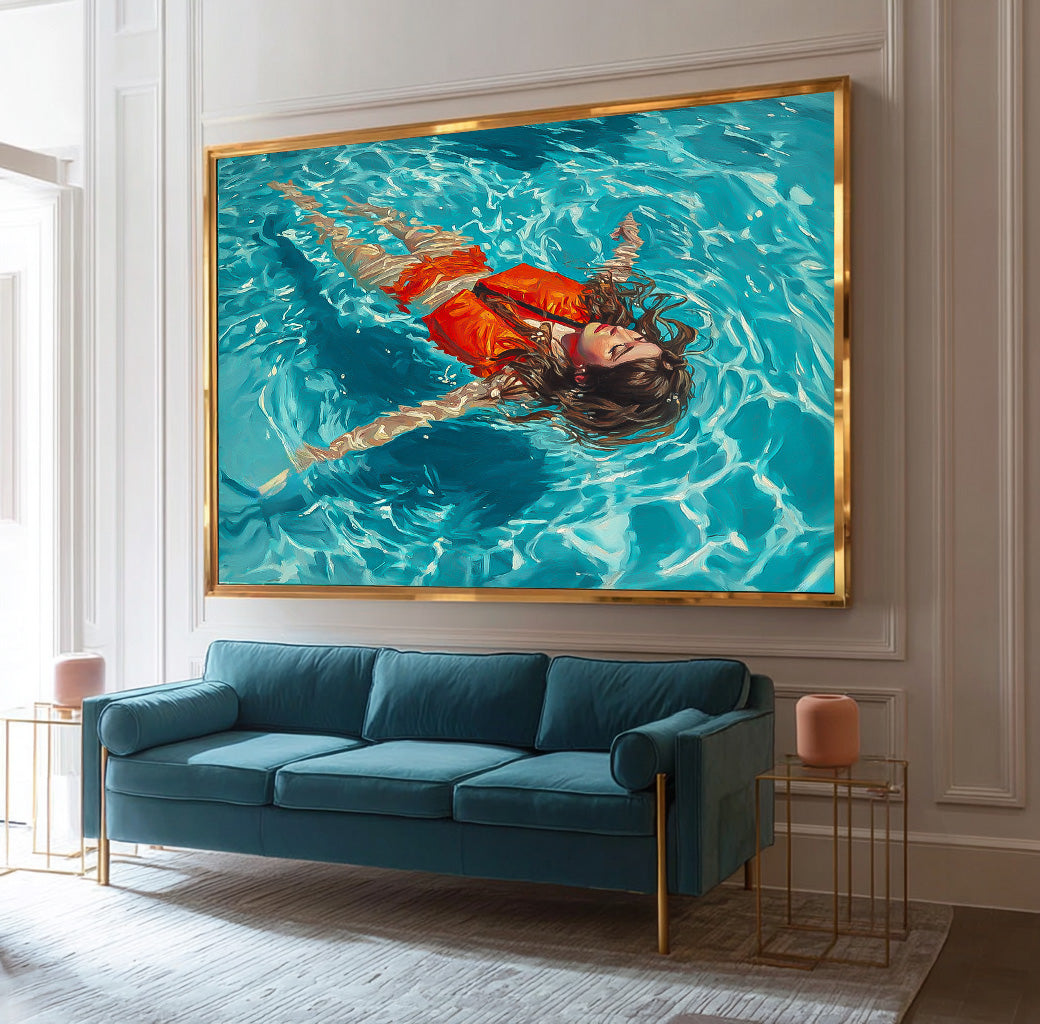 Wall Art People Ethereal Underwater Abstract