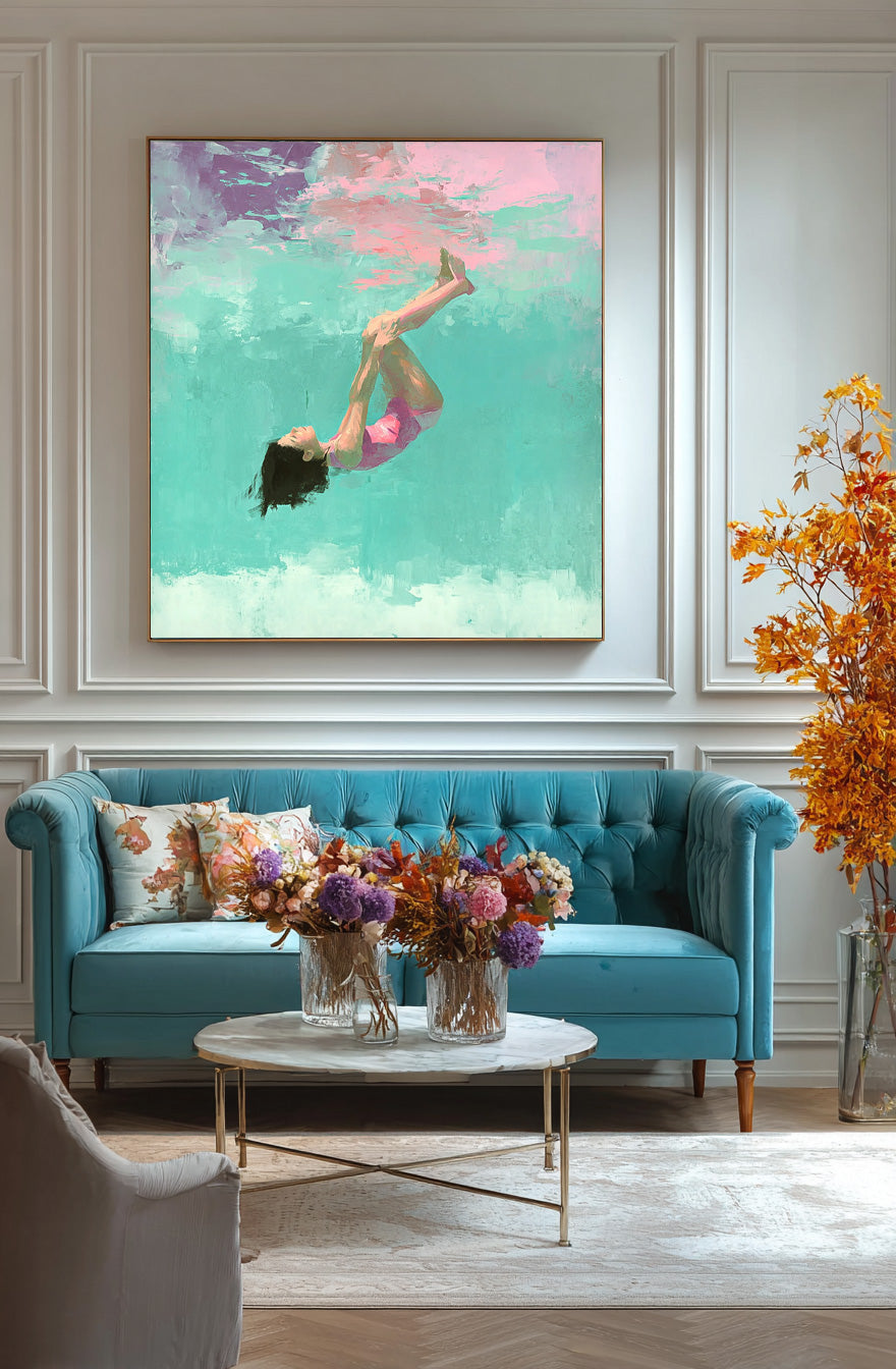 Wall Art People Graceful Serene Summer Decor