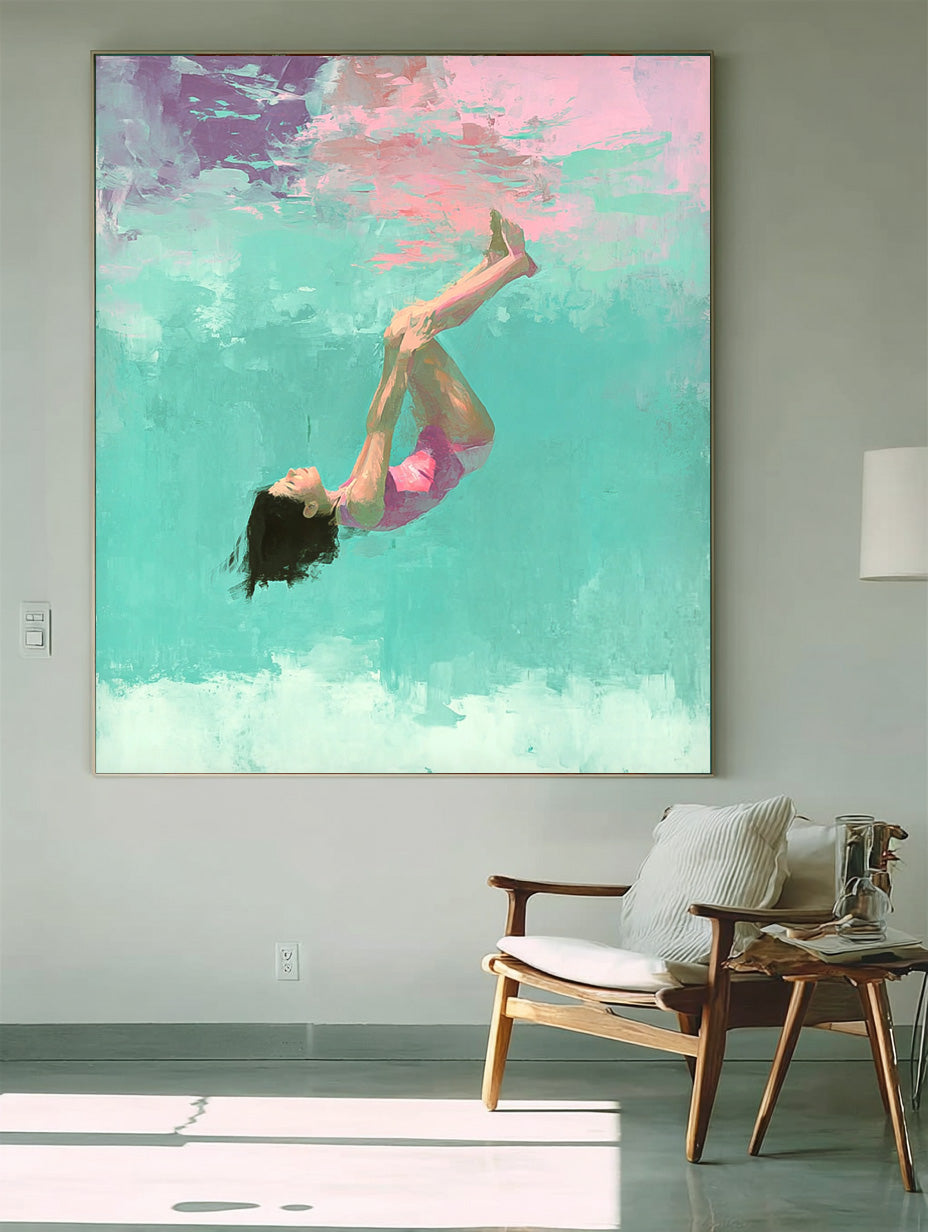 Wall Art People Graceful Serene Summer Decor