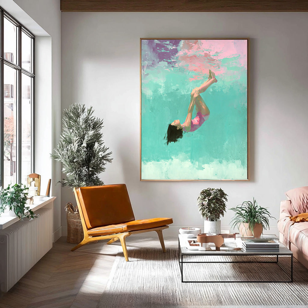 Wall Art People Graceful Serene Summer Decor