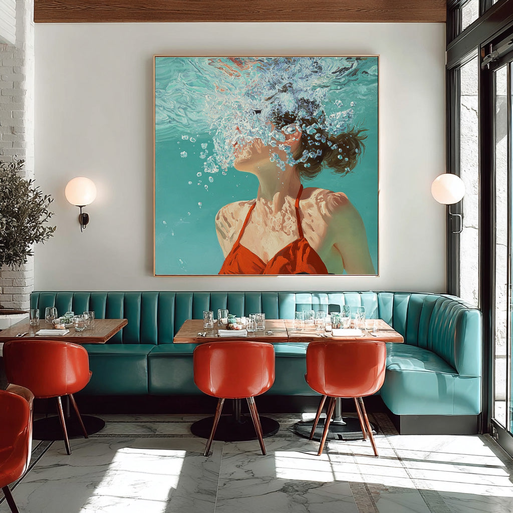 Wall Art People Freeing Energetic Summer