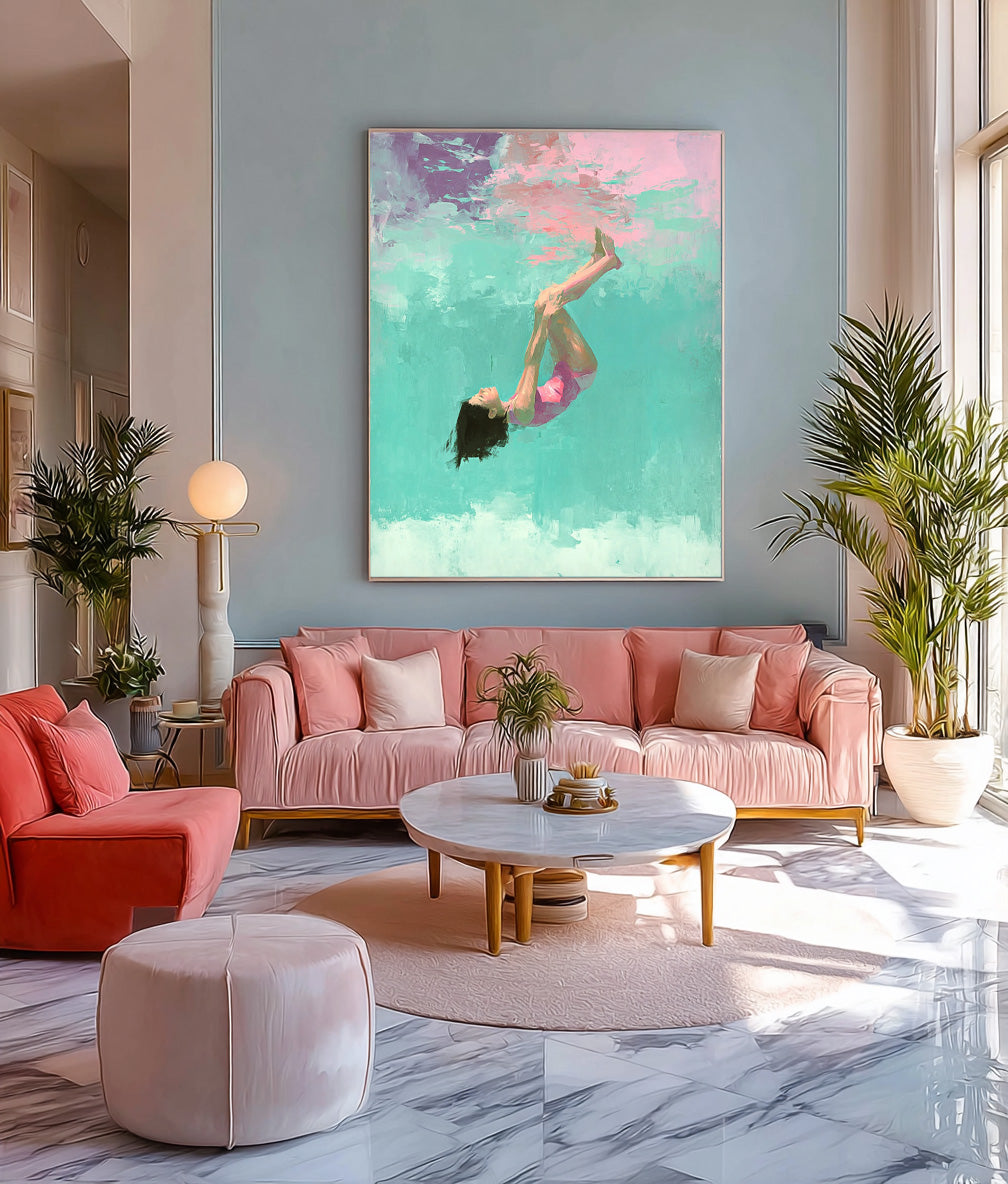 Wall Art People Graceful Serene Summer Decor