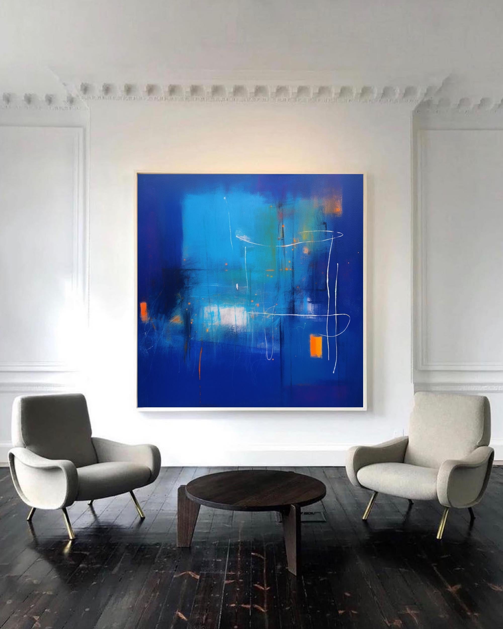 Abstract Canvas Art AB206 - Neutralighting