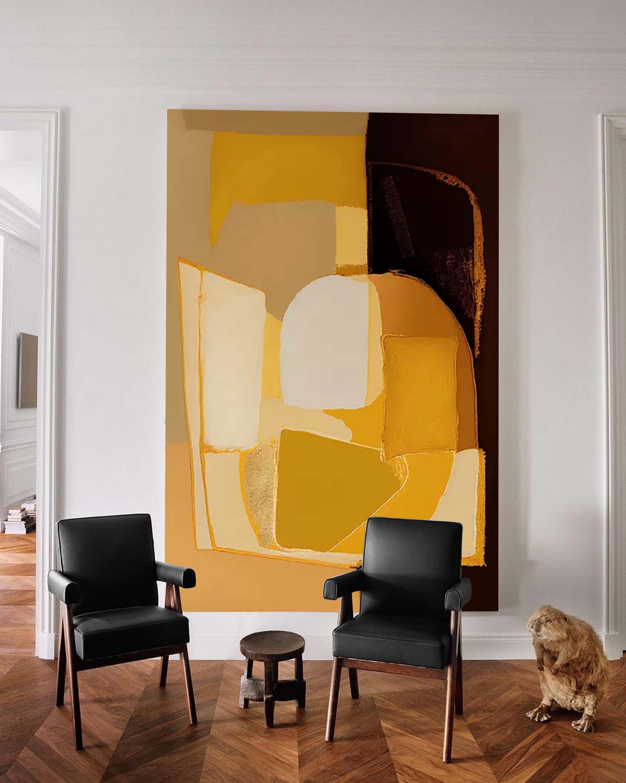 Wall Art Abstract Minimalist Modern Rustic