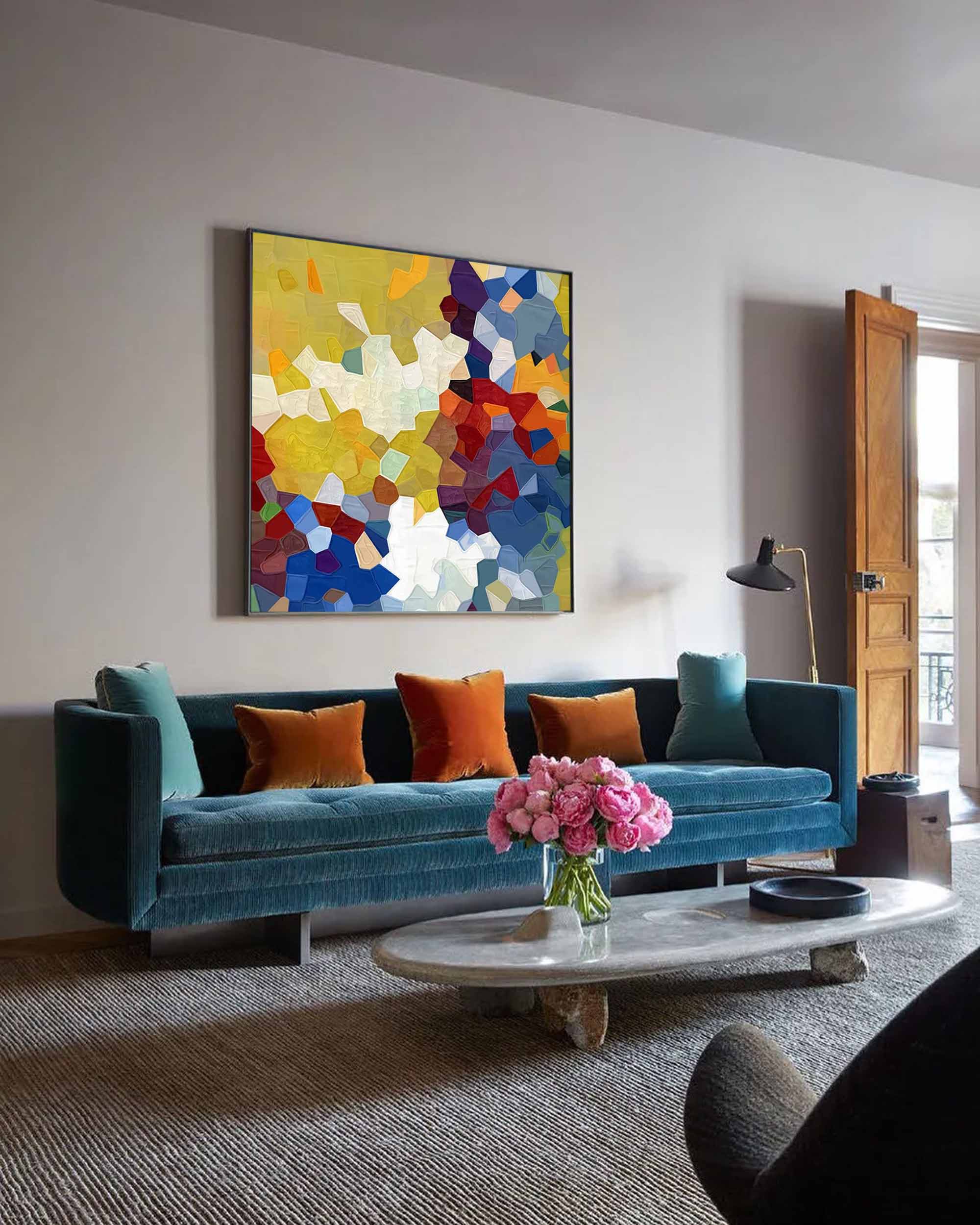 Abstract Canvas Art AB253 - Neutralighting