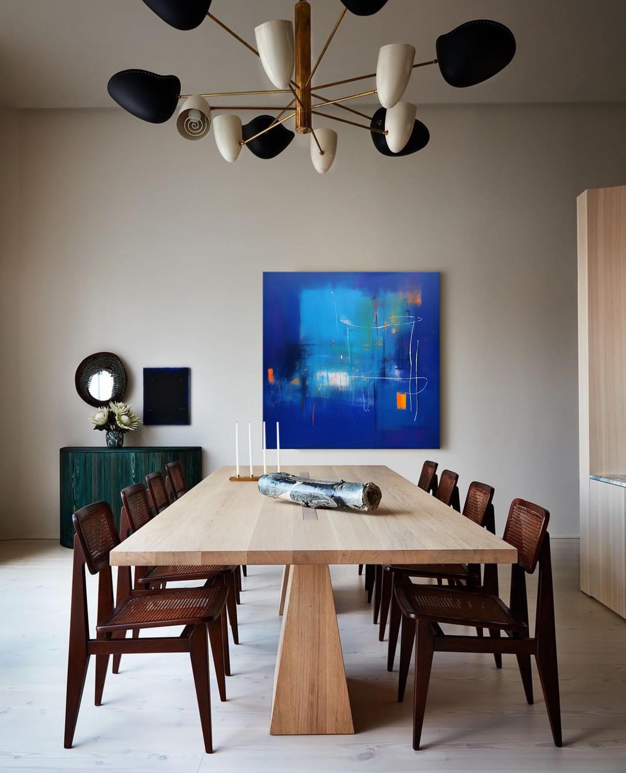 Abstract Canvas Art AB206 - Neutralighting