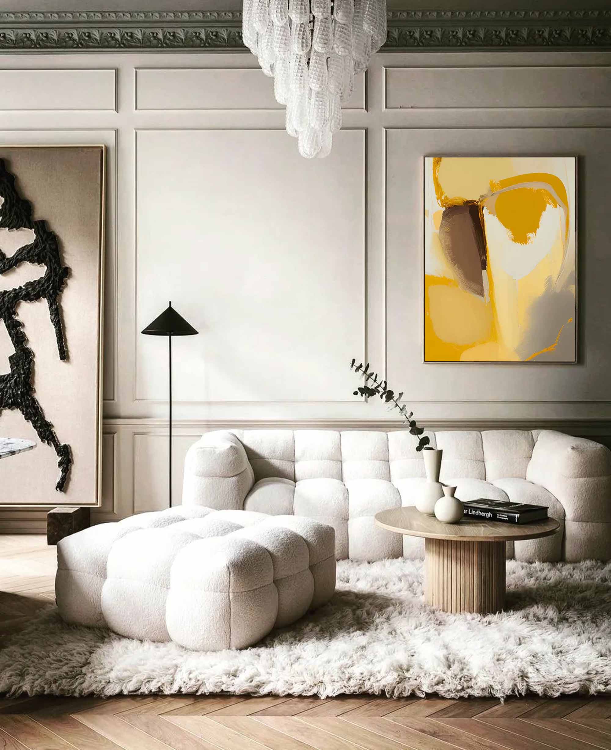 Wall Art Abstract Minimalist Serene Rustic