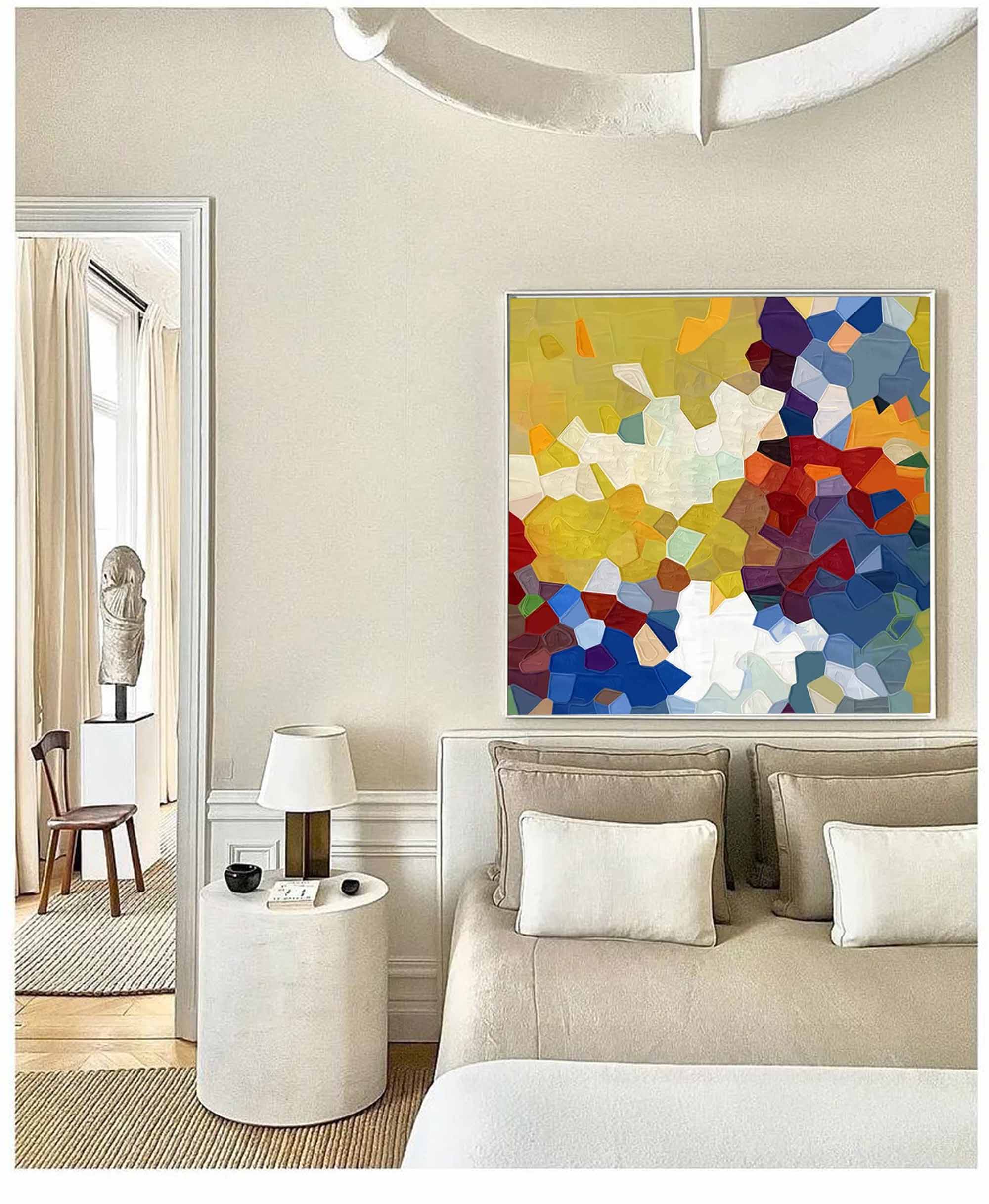 Abstract Canvas Art AB253 - Neutralighting
