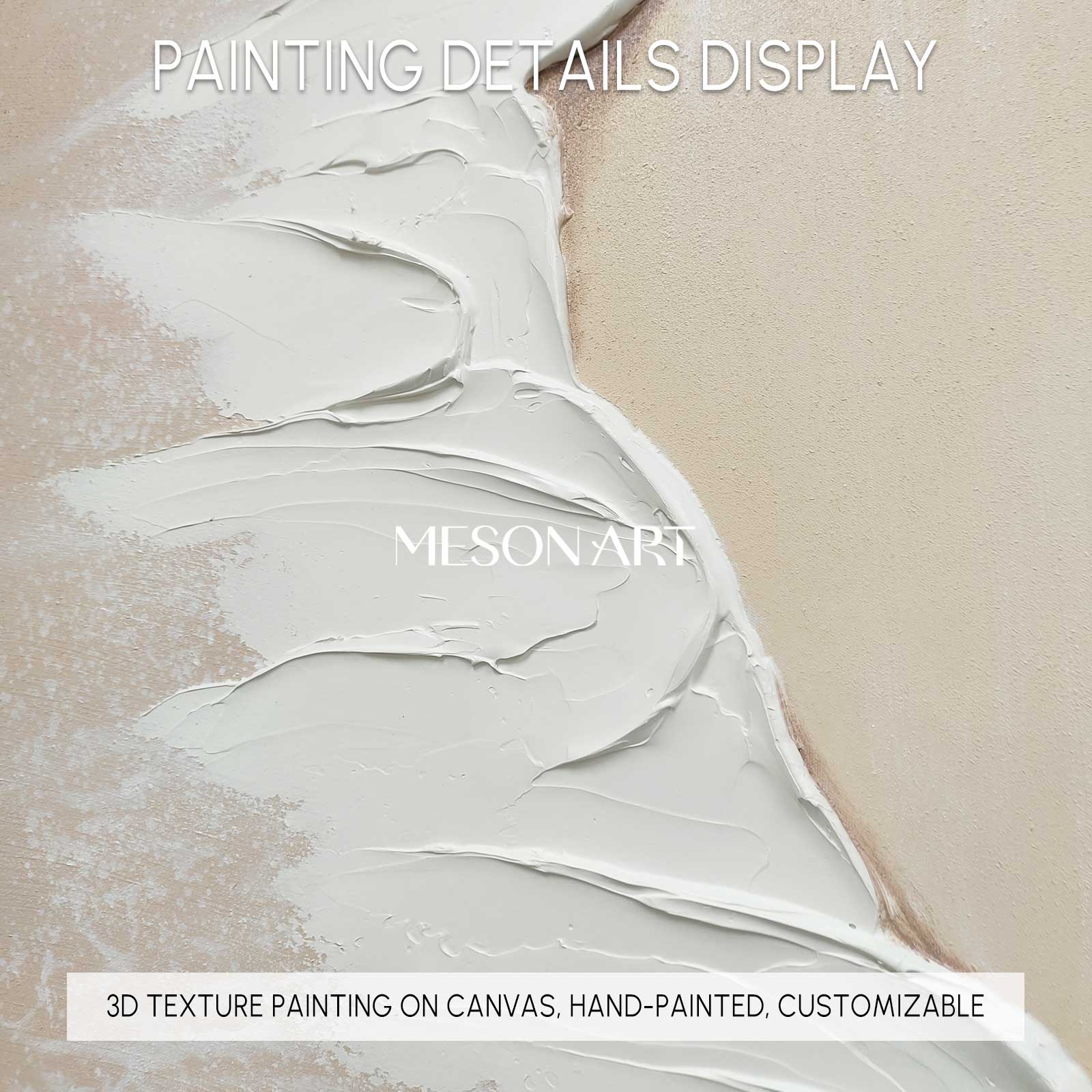 Wall Art Plaster Impressionist Tropical Beach