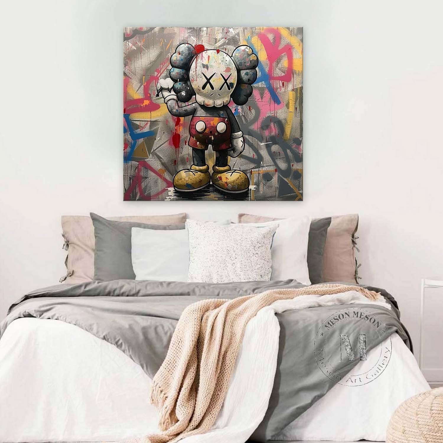 Kaws Abstract Graffiti Art - Letslighting
