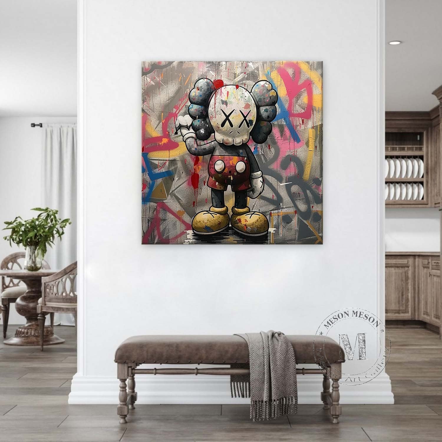 Kaws Abstract Graffiti Art - Letslighting