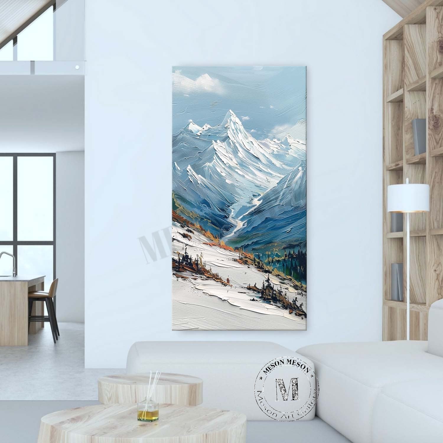 Plaster Art Texture Painting SG338 - Neutralighting