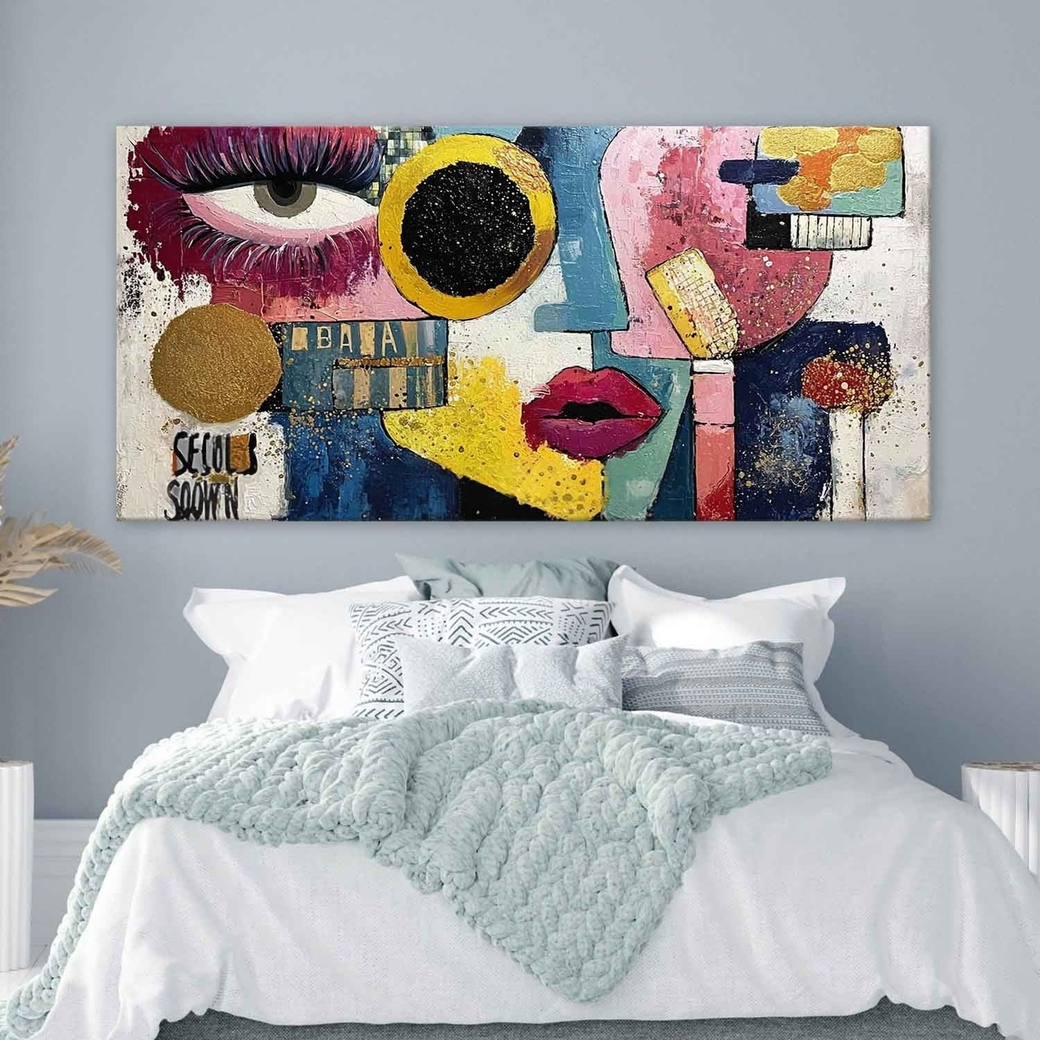 Cubist Pop Art Abstract Face Painting