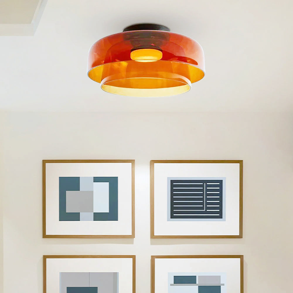 Aria Modern Simple Creative Glass Flush Mount Ceiling Light - Neutralighting
