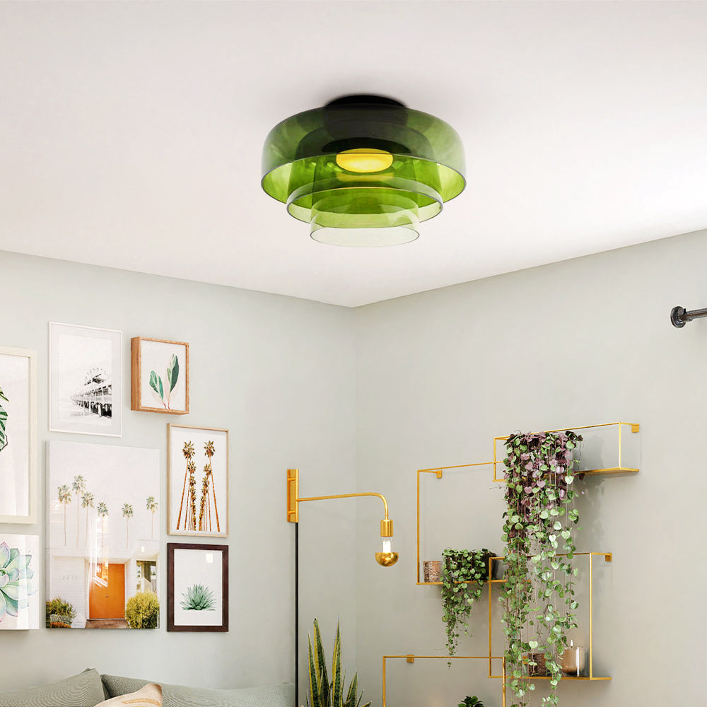 Aria Modern Simple Creative Glass Flush Mount Ceiling Light - Neutralighting