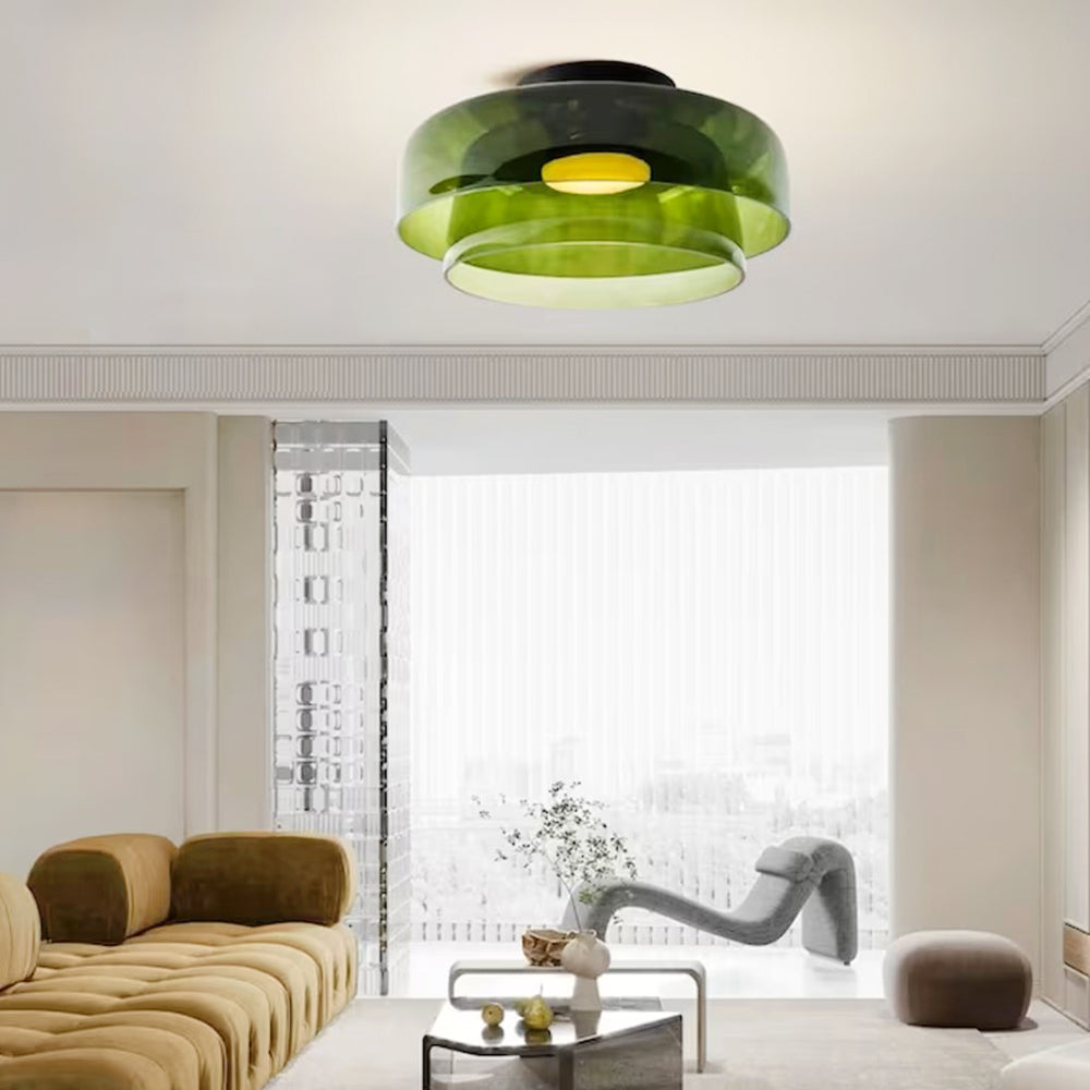 Aria Modern Simple Creative Glass Flush Mount Ceiling Light - Neutralighting