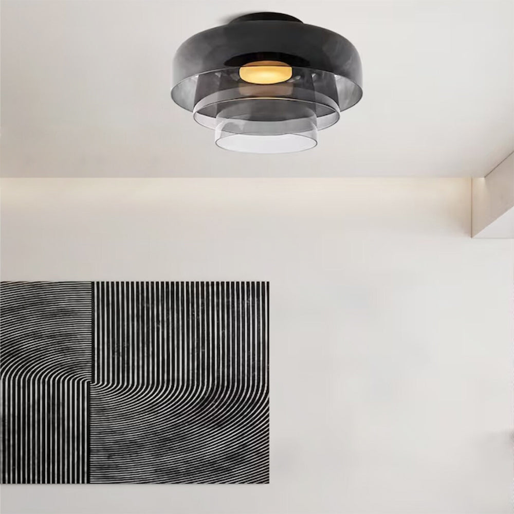 Aria Modern Simple Creative Glass Flush Mount Ceiling Light - Neutralighting