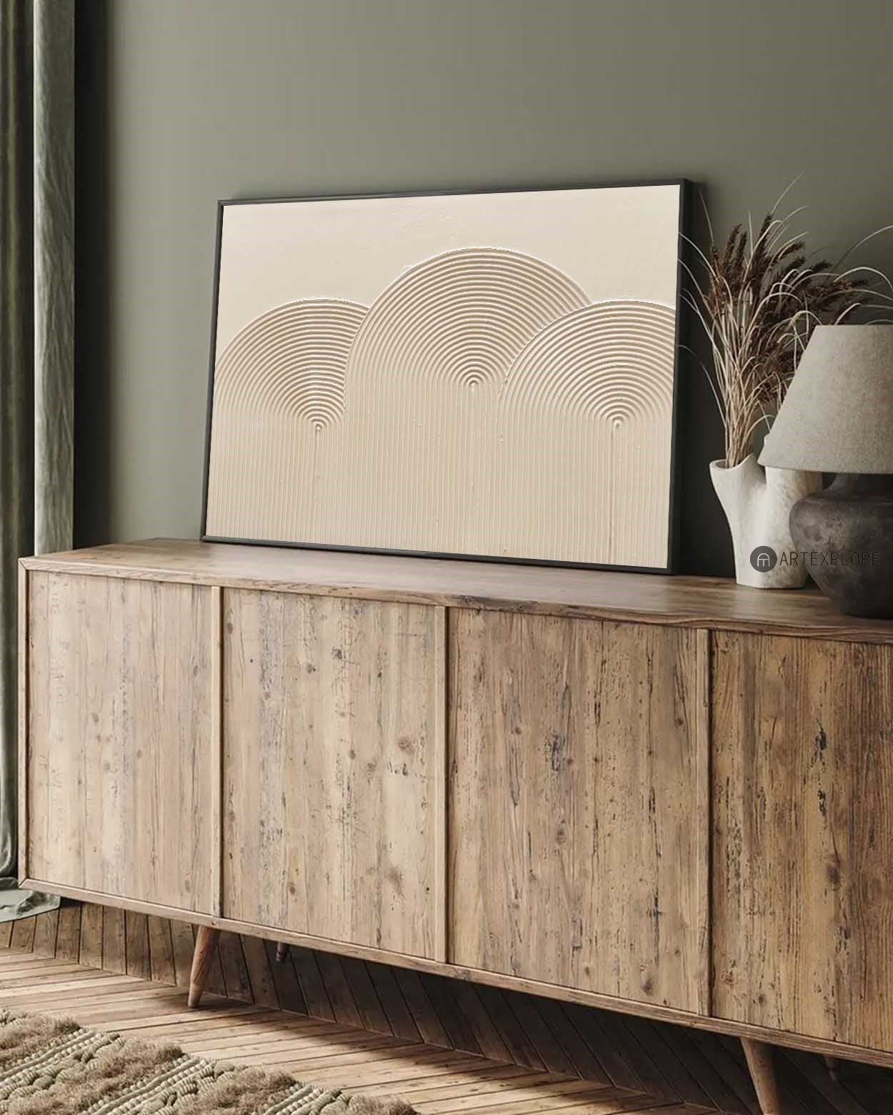 Organic Arch Contour Abstract Art