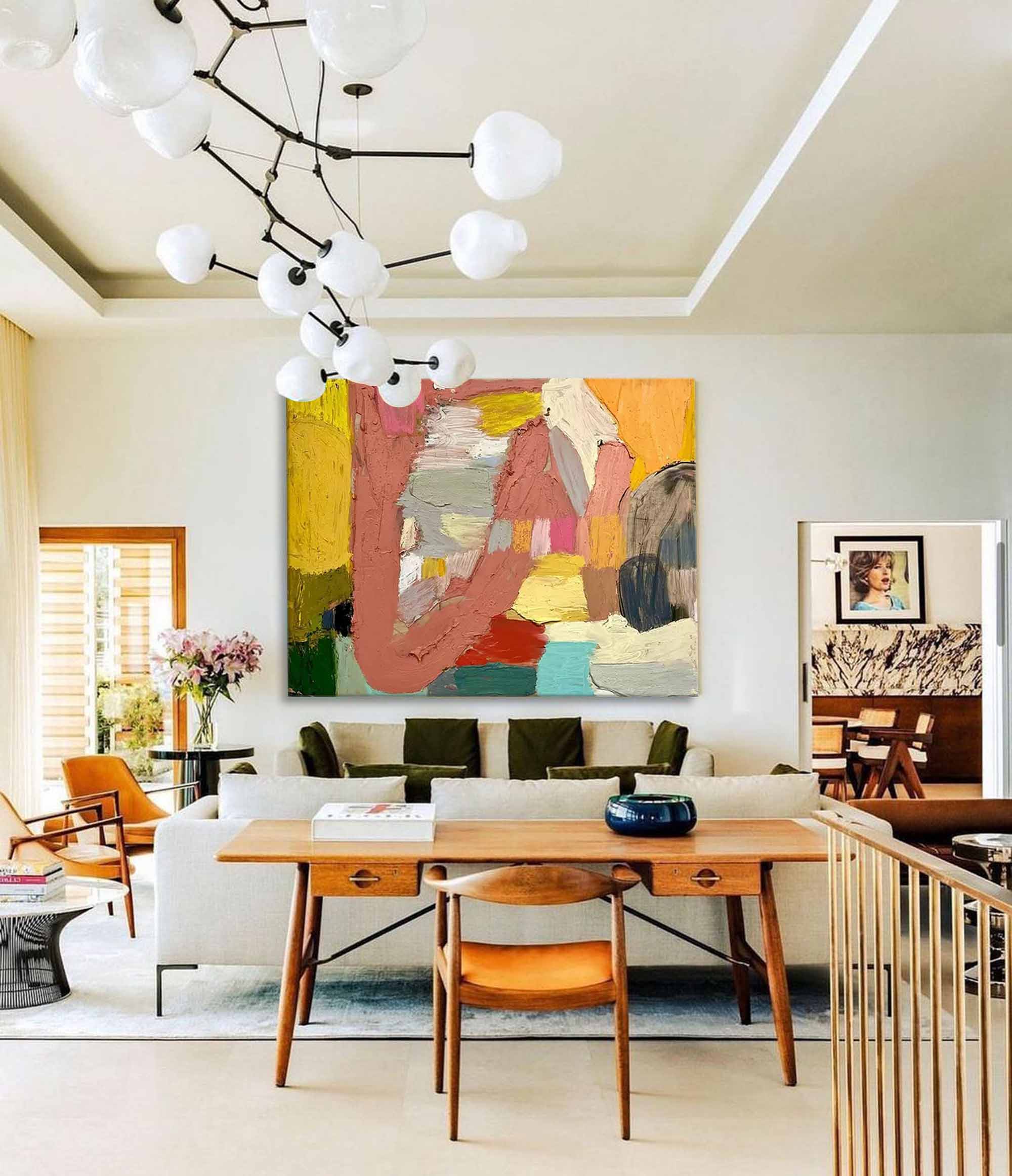 Wall Art Abstract Energetic Modern Playful