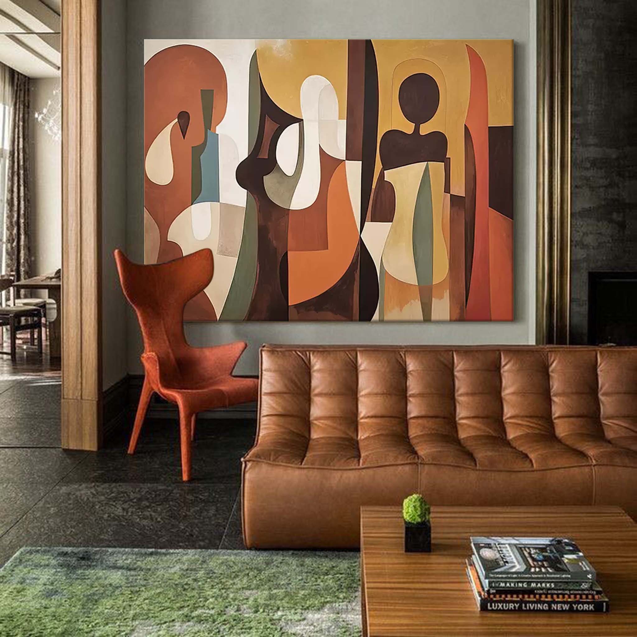 Wall Art Abstract Elegant Serene Calm
