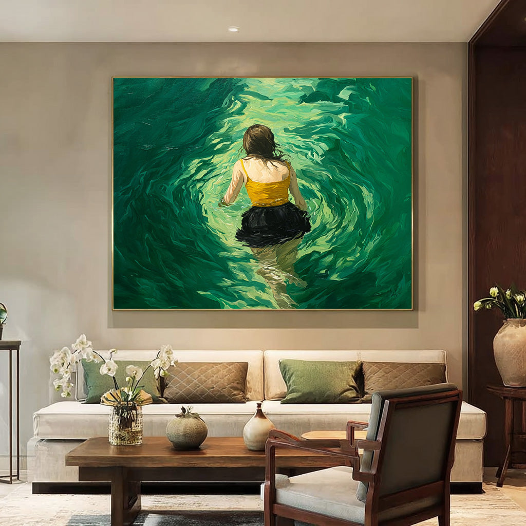 Wall Art People Freeing Energetic Retro Pop