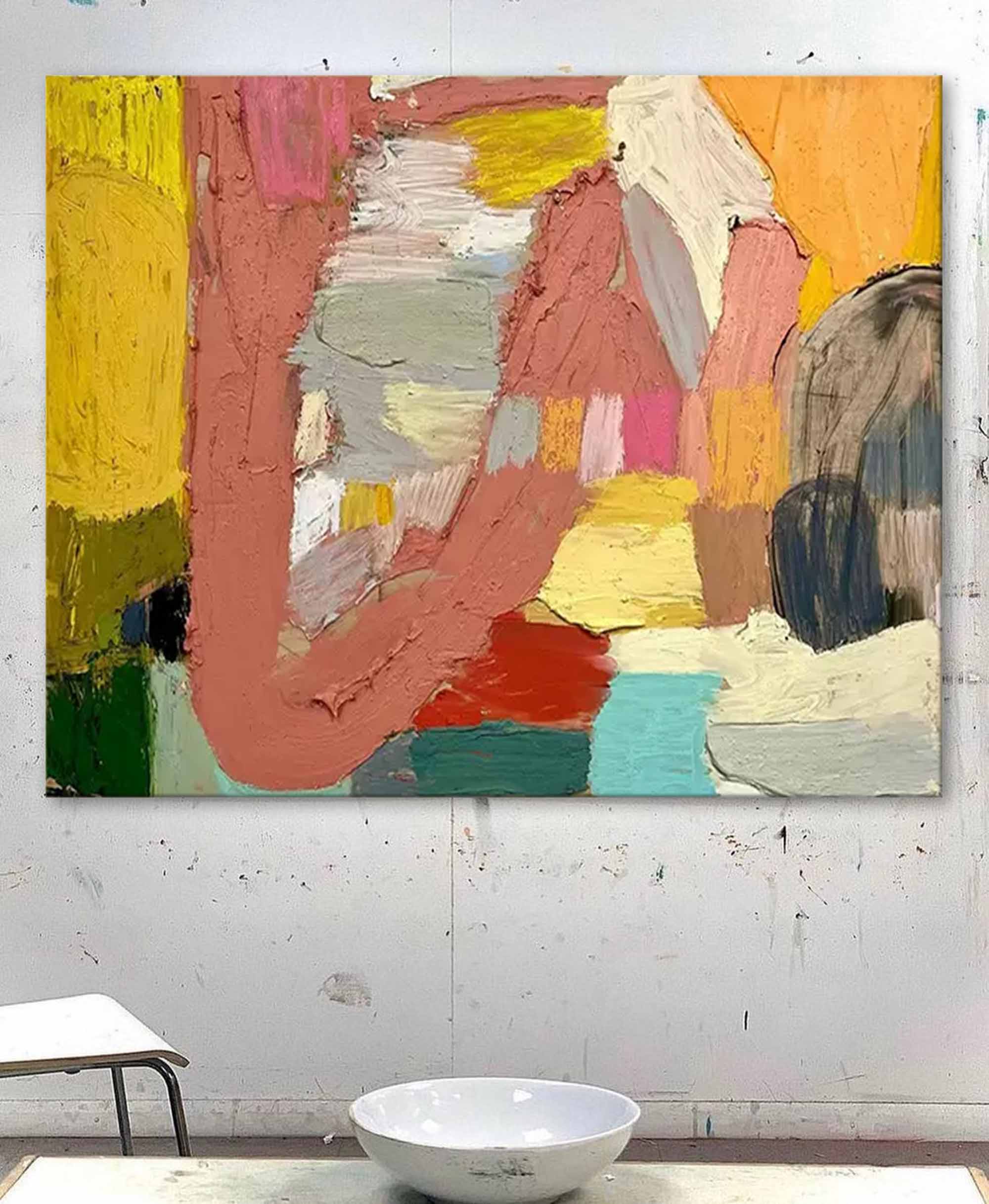 Wall Art Abstract Energetic Modern Playful