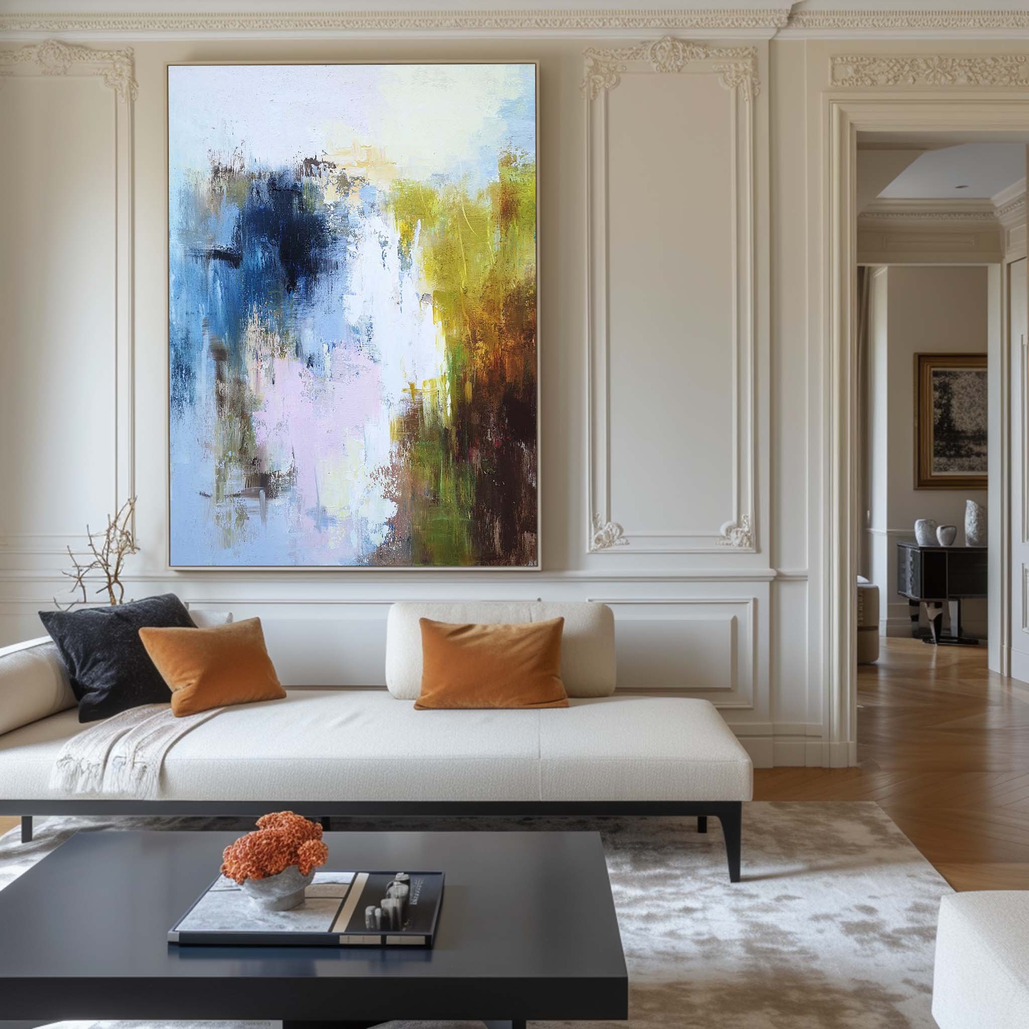 Modern Abstract Canvas Oil Painting