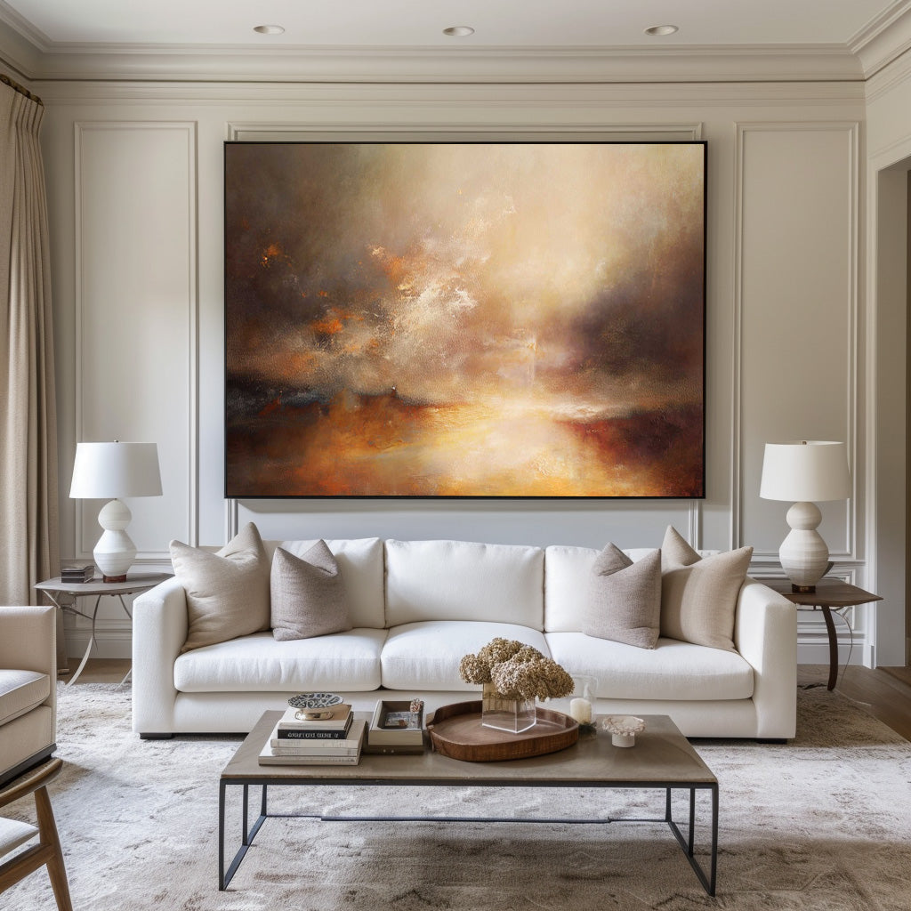 Abstract Costal Painting ABLH07 - Neutralighting