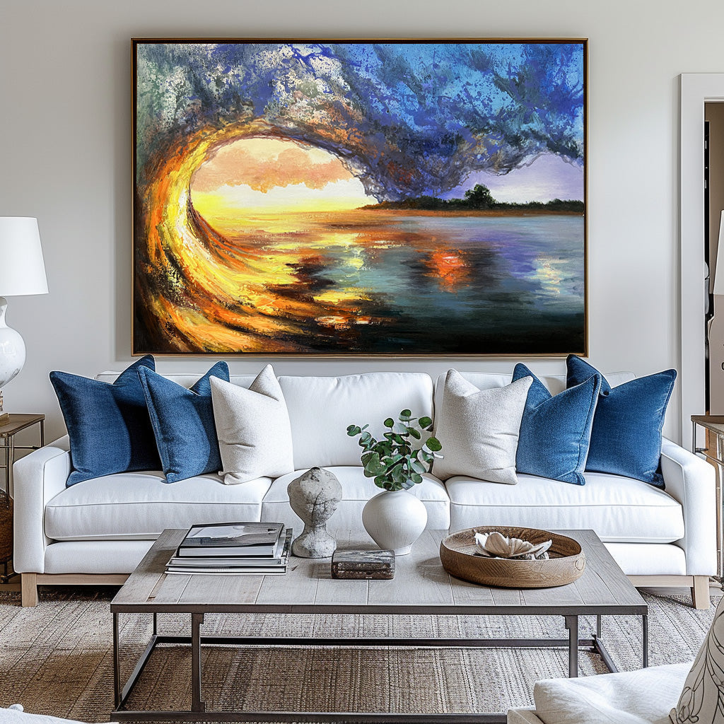 Elowen Sunset Canvas Wall Art