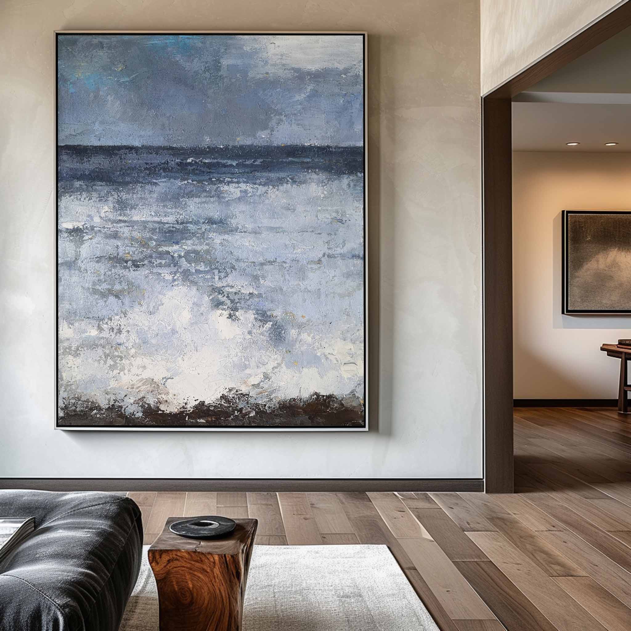Blue Sea Abstract Painting ABSV05 - Neutralighting