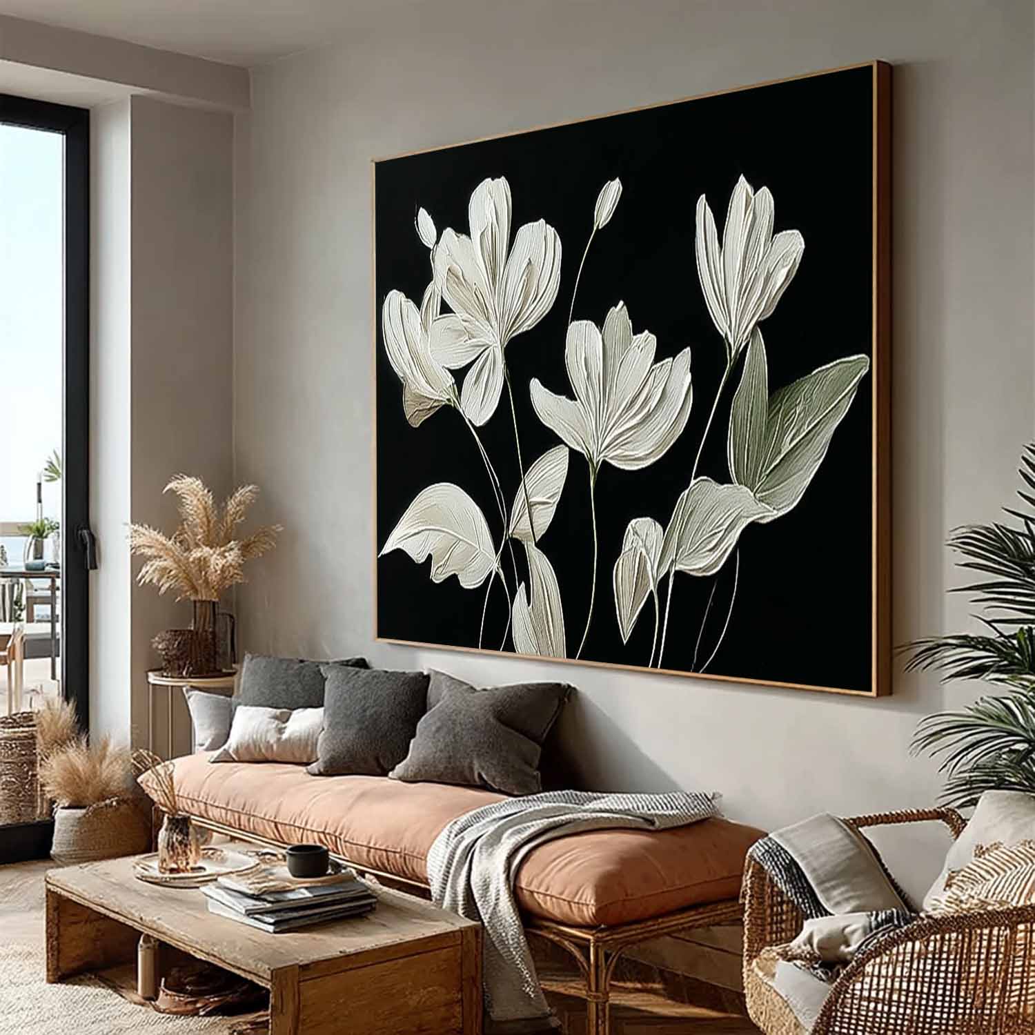 Flower Canvas Art FL269 - Neutralighting