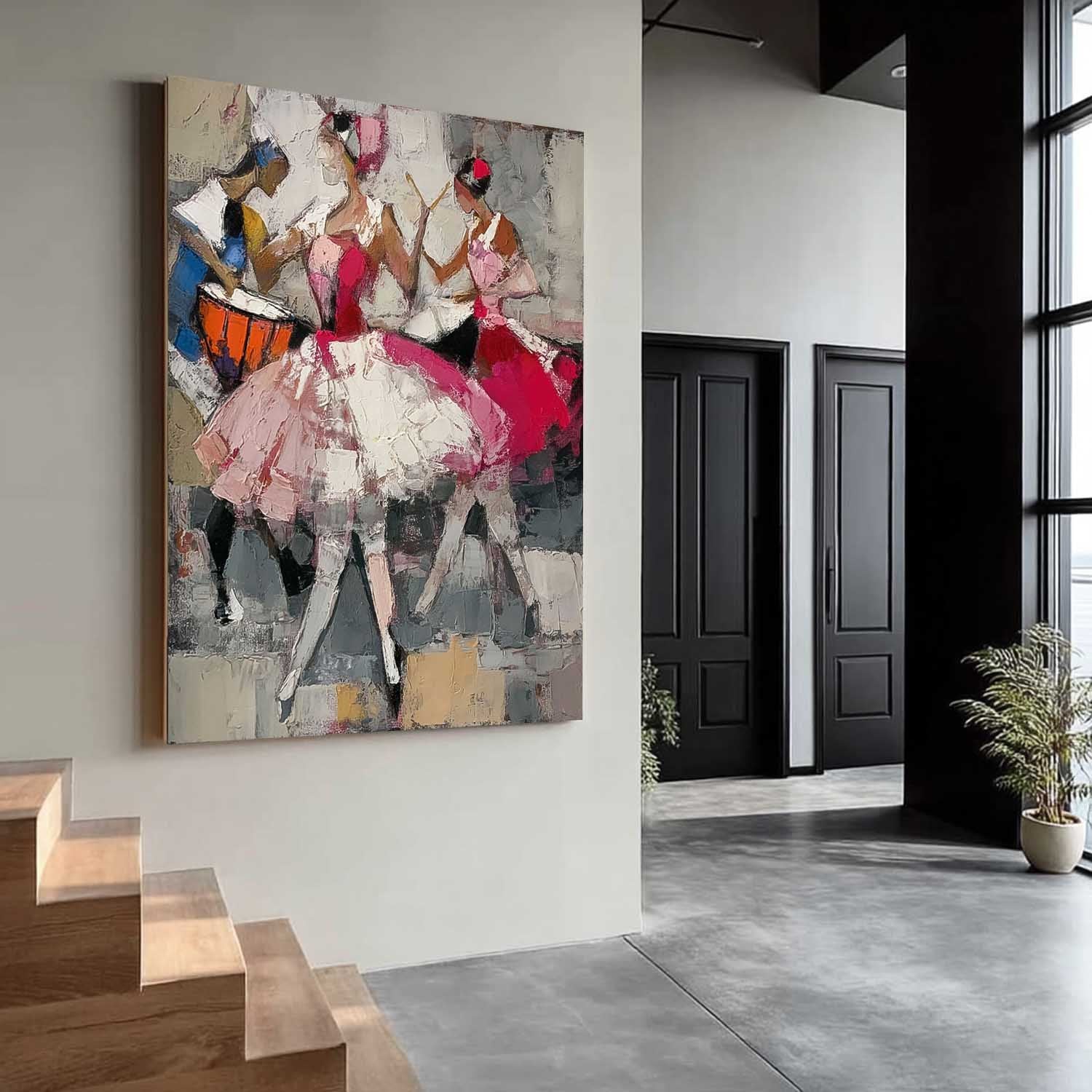 Wall Art People Retro Bohemian Artistic Performance