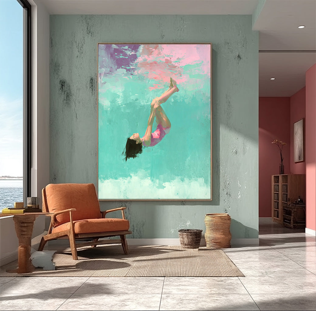 Wall Art People Graceful Serene Summer Decor