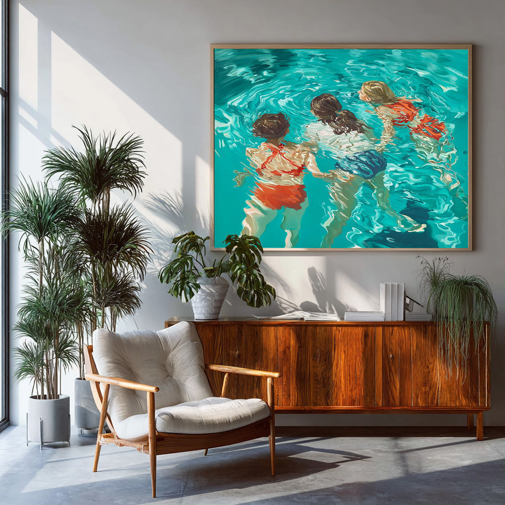 Wall Art People Neo-Impressionist Summer