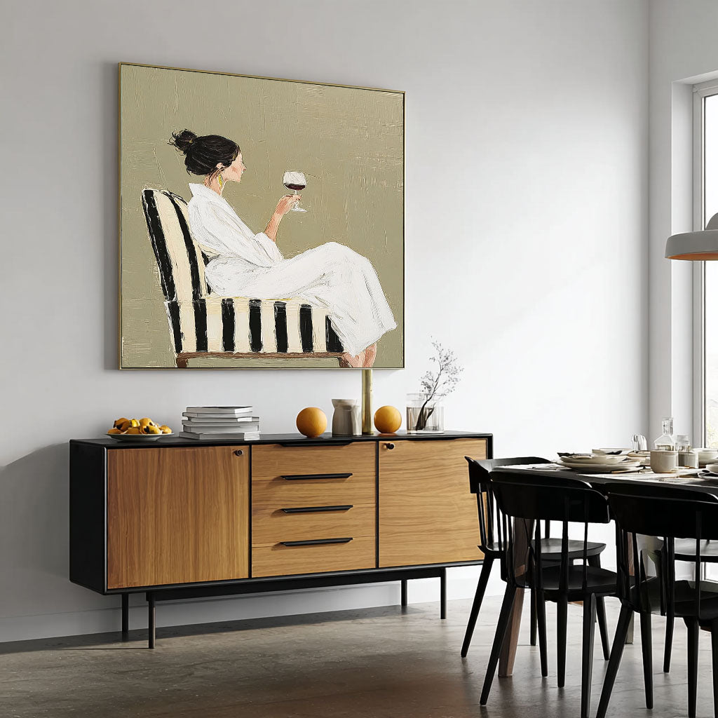 Wall Art Elegant People Contemporary Serene