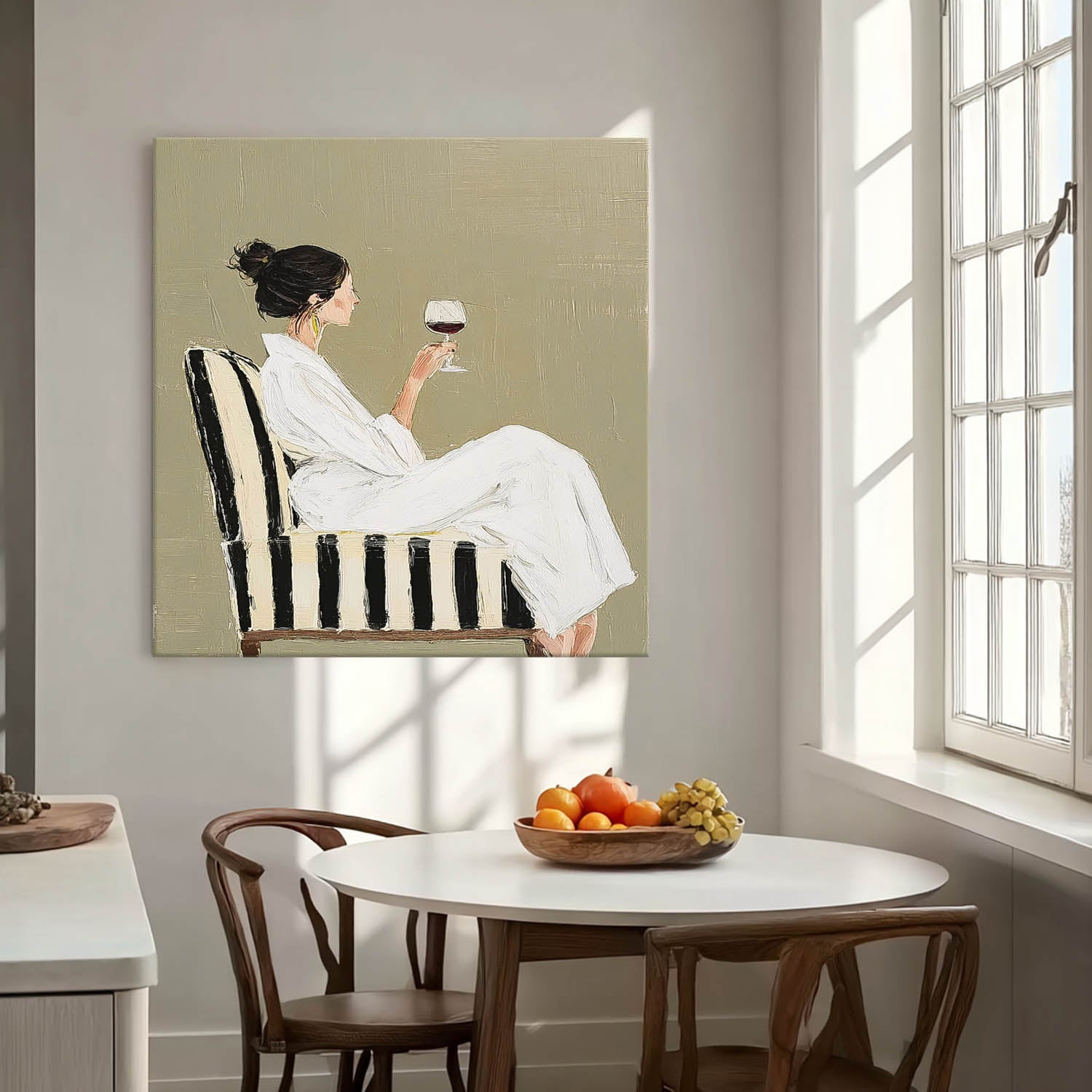 Wall Art Elegant People Contemporary Serene