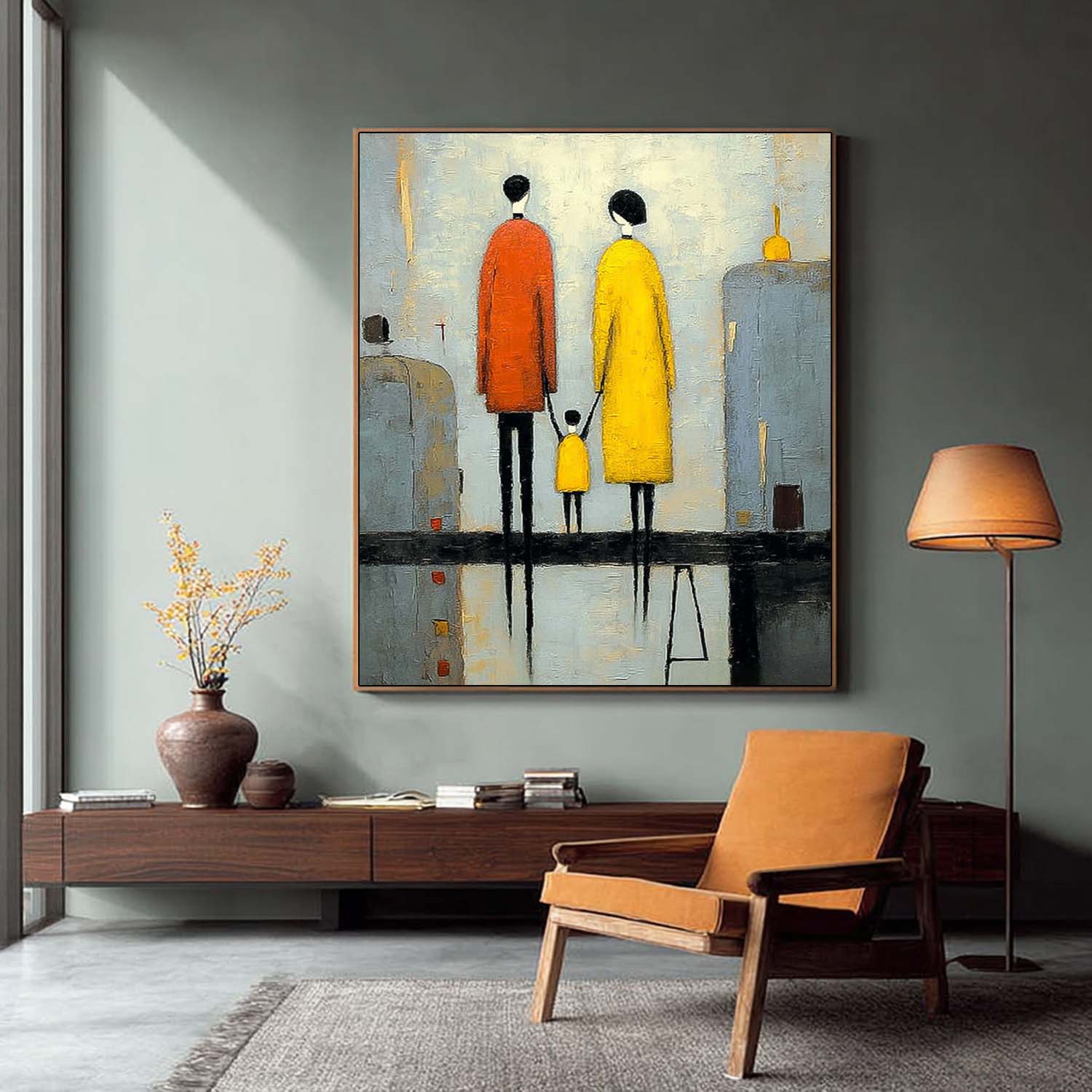 Wall Art Soft Feminine Family Figurative Aesthetic