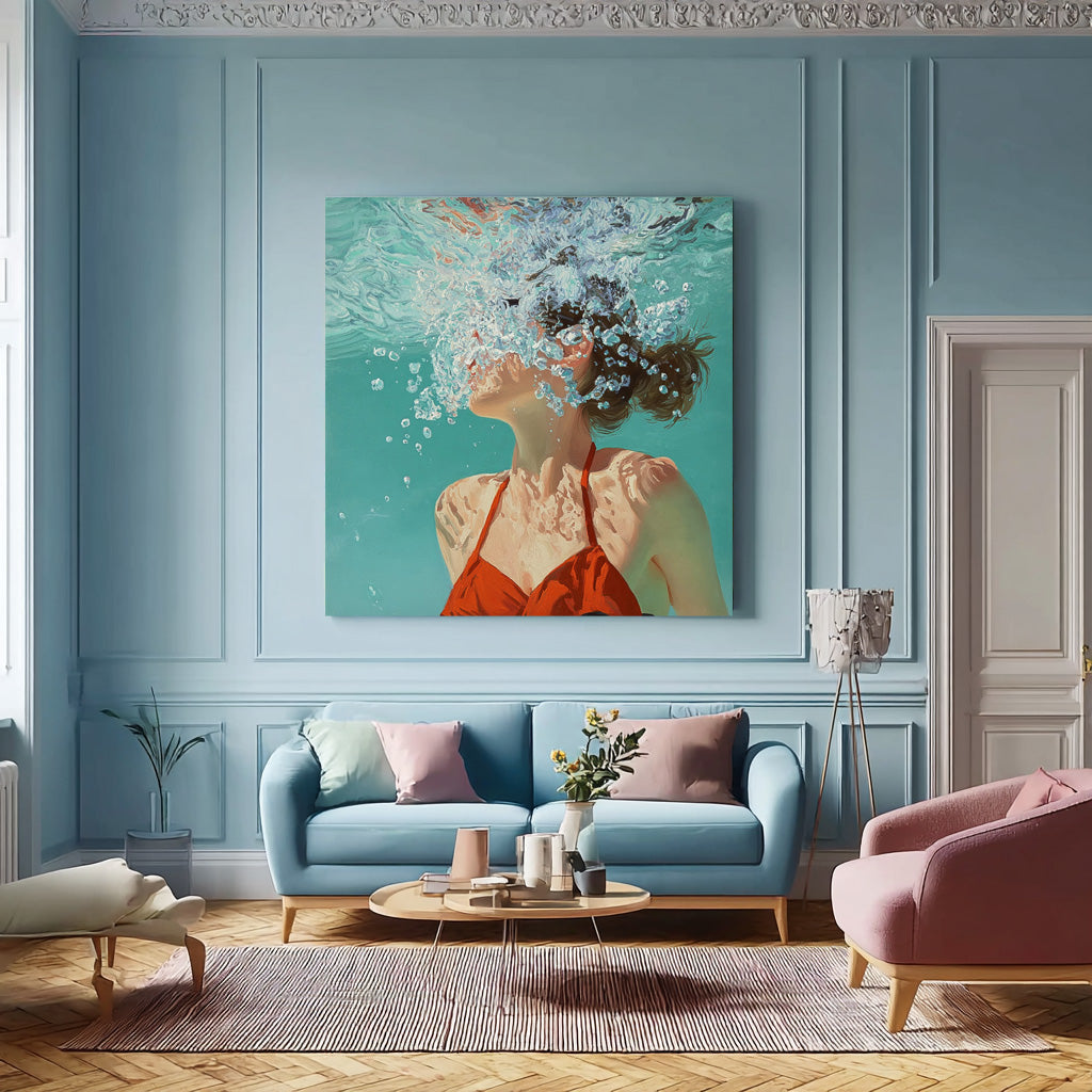 Wall Art People Freeing Energetic Summer