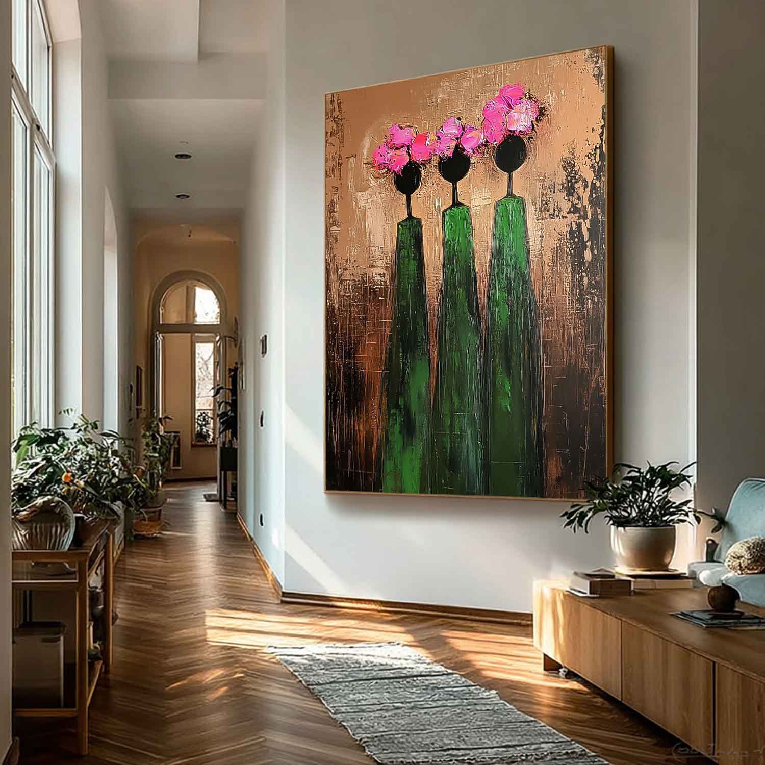 Wall Art People Retro Contemporary Abstract