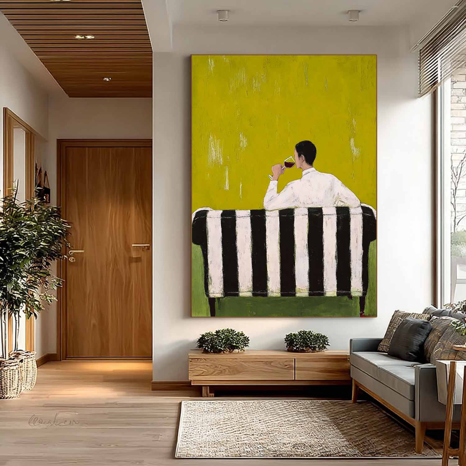 Wall Art People Fashion Retro Modern Interior
