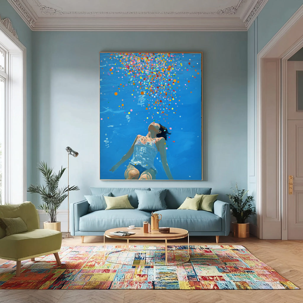 Wall Art People Colorful Summer Dreamy