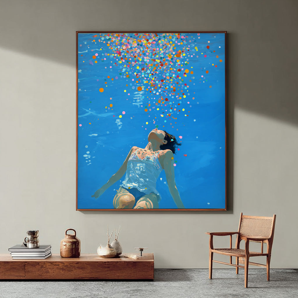 Wall Art People Colorful Summer Dreamy