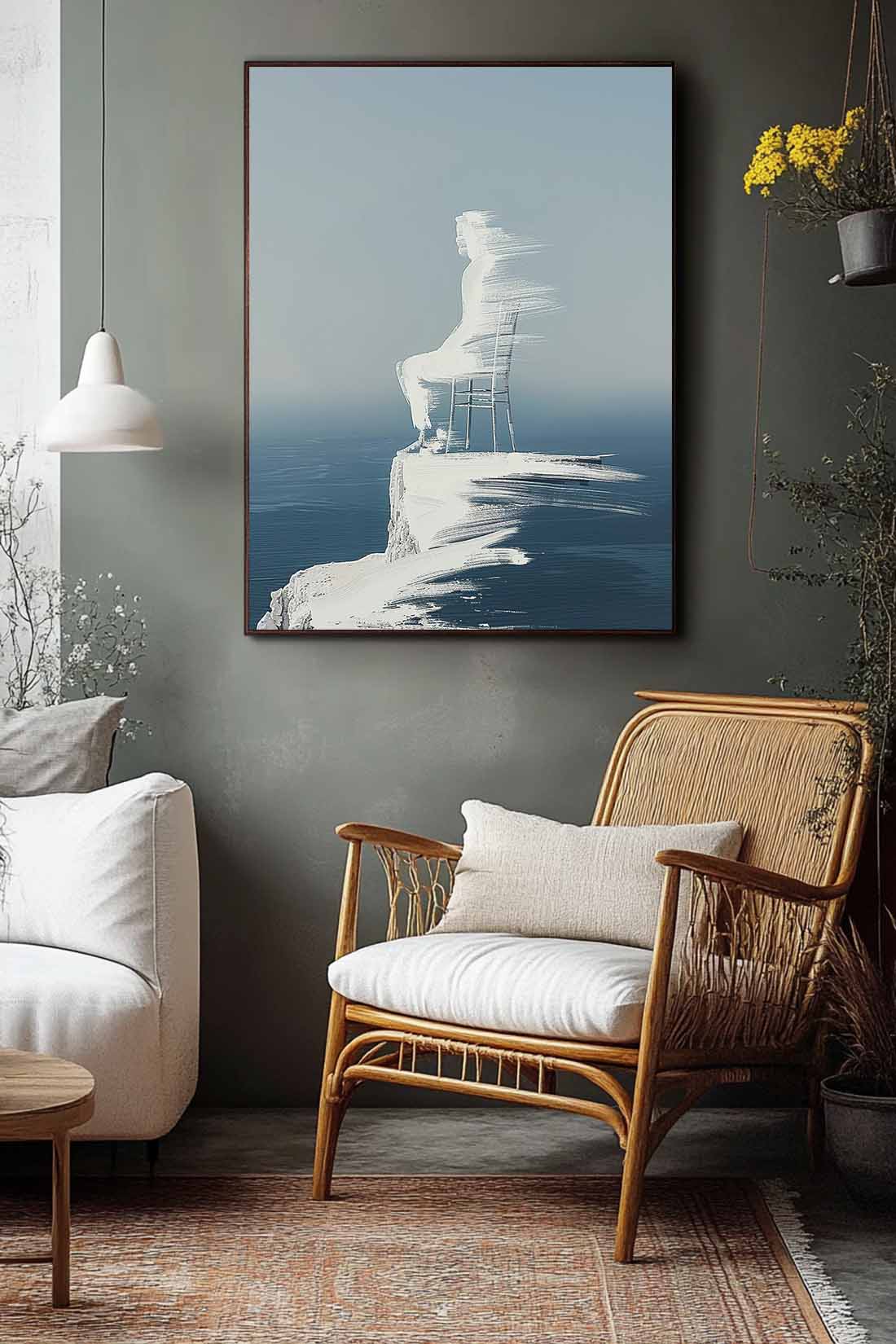 Wall Art People Serene Contemplative